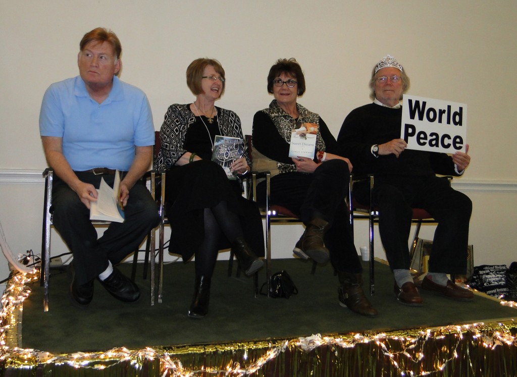 Ashton Lee (The Cherry Cola Book Club), Judy Christie (Sweet Olive), Me, and John Pritchard