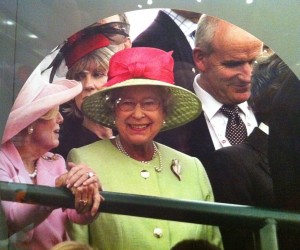 Queen Elizabeth's visit to the Kentucky Derby - from the Kentucky Derby Museum. 