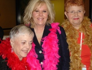 The Foxy Hens. Peggy Fielding, Paula Alford, and Jackie King