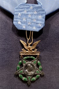 Medal of Honor bestowed on Lindbergh for his accomplishment. Photo courtesy of Wiki Commons.